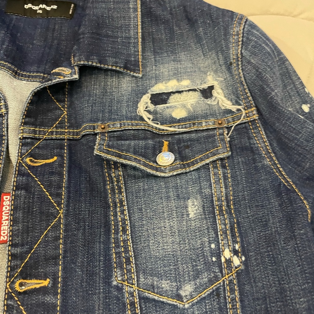 Dsquared2 Tidy Jean Jacket Size 56 / XL - Picture 6 of 11